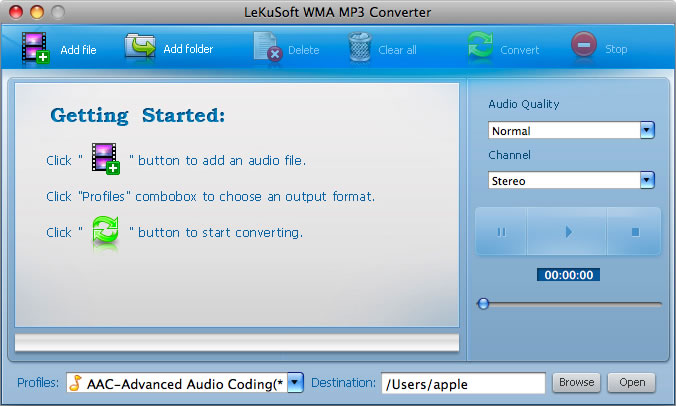 LeKuSoft WMA MP3 Converter for Mac