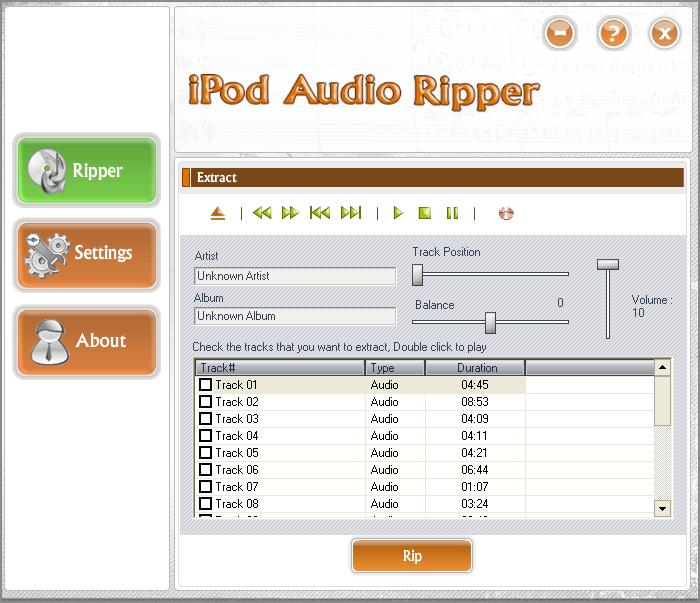 AT iPod Audio Ripper