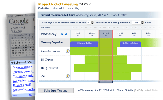 Meeting Scheduler for Google Calendar