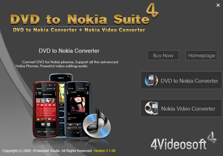 DVD to Nokia Suite