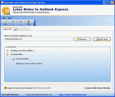 Import NSF File into Outlook Express