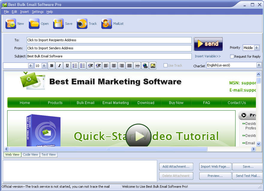 best bulk email software pro