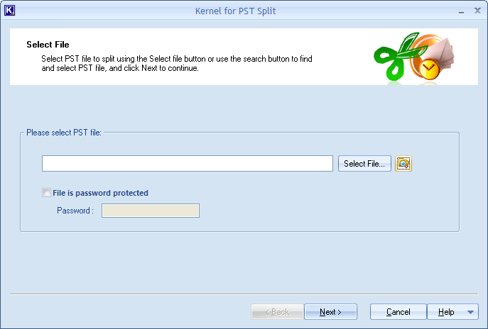 Split PST File Tool