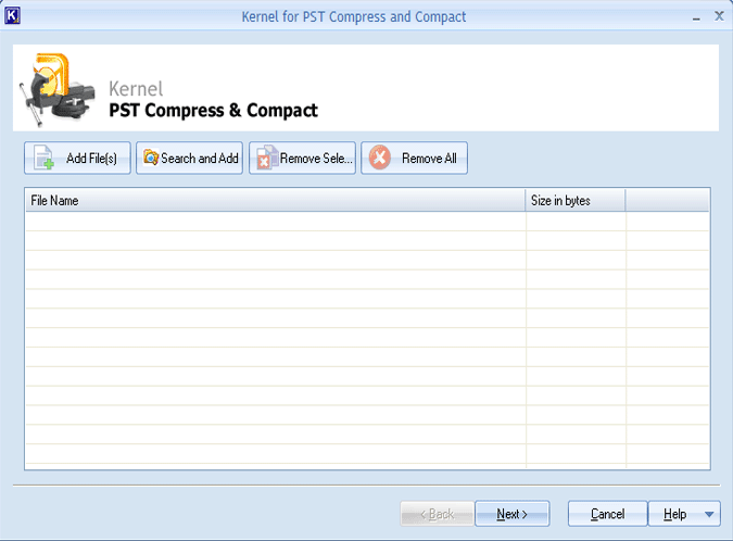 Compress Outlook PST