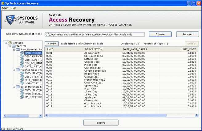 Fix access. Recovery Tool. База Repair. Software Repair Tool. MDB файл.