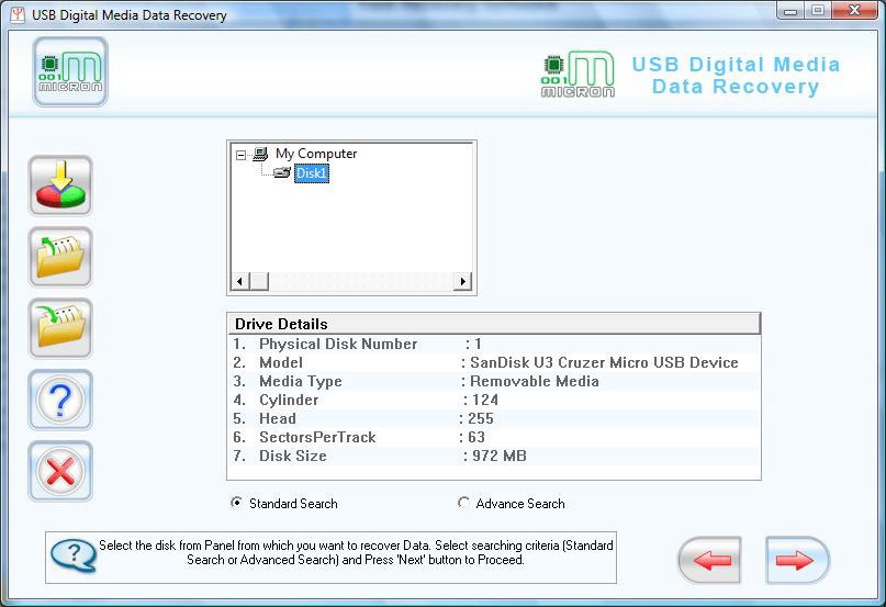 Restore Removable Drive