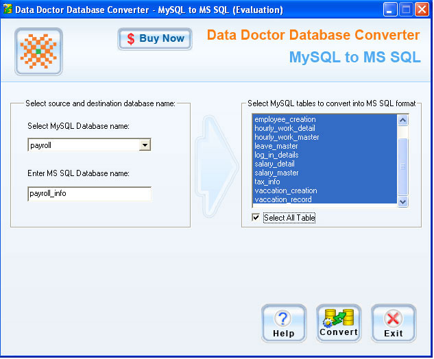 Migrate MySQL Database
