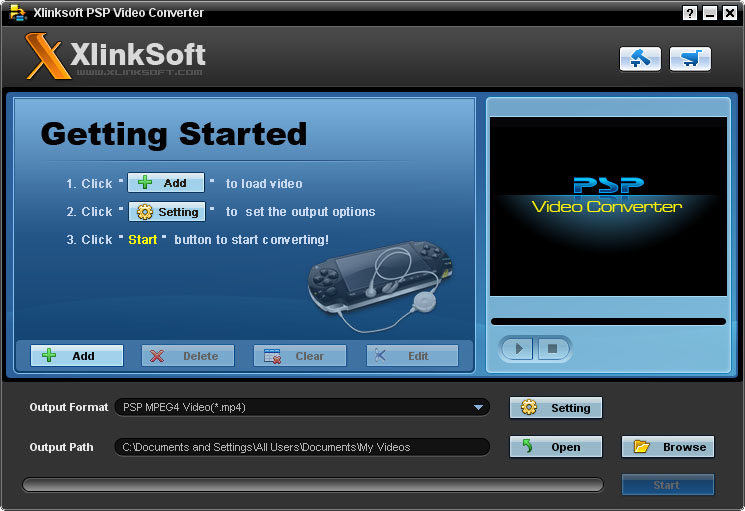 Xlinksoft PSP Video Converter