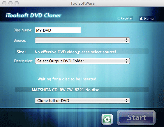 iToolSoft DVD Cloner for Mac