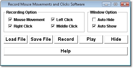 Record Mouse Movements and Clicks Software