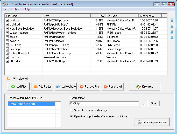 Okdo All to Png Converter Professional