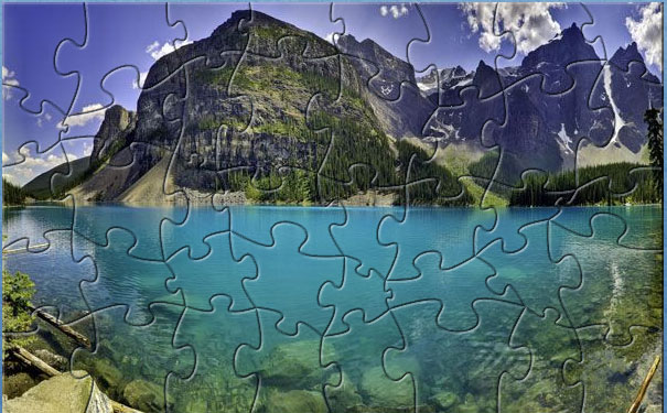 lake moraine puzzle