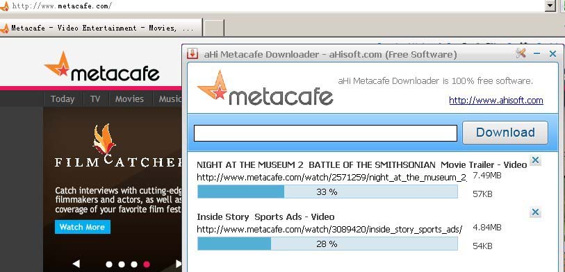 aHi Metacafe Downloader (Free Software)