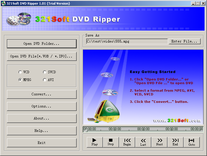 DVD Ripper Convert 321soft