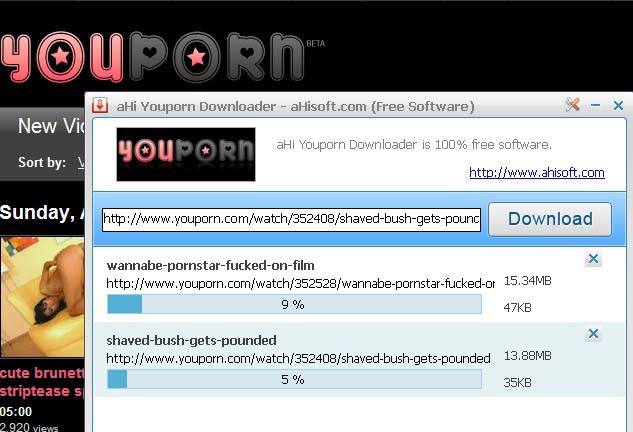 aHi YouPorn Downloader (Free Software)