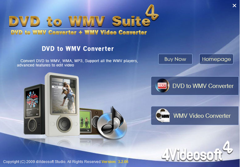 4Videosoft DVD to WMV Suite