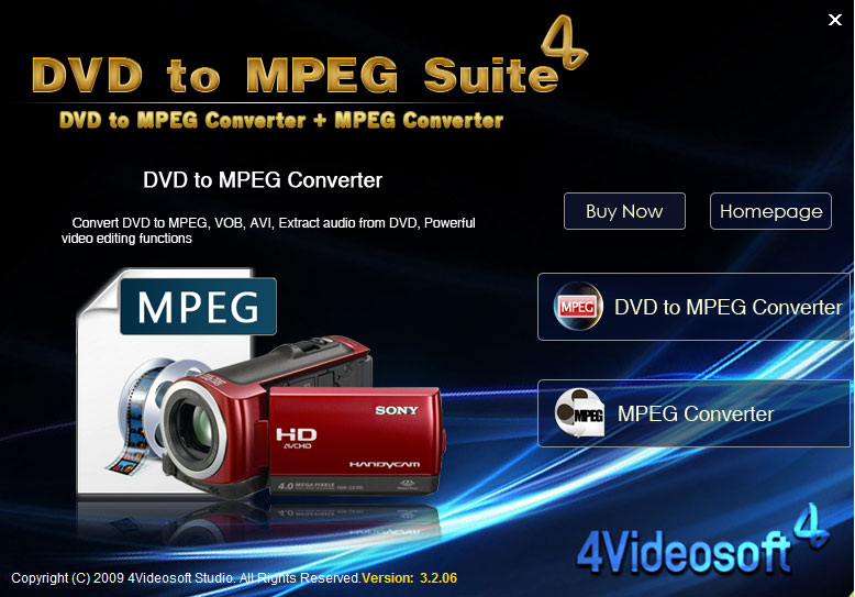 4Videosoft DVD to MPEG Suite