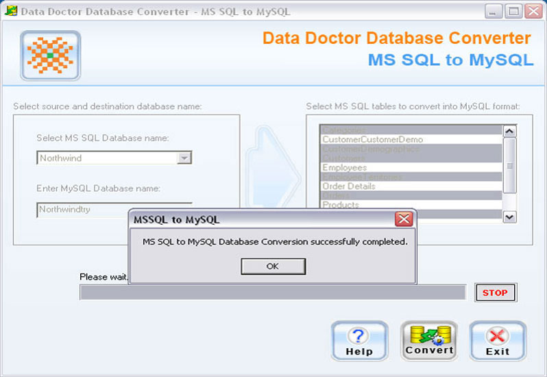 Convert MS SQL to MySQL