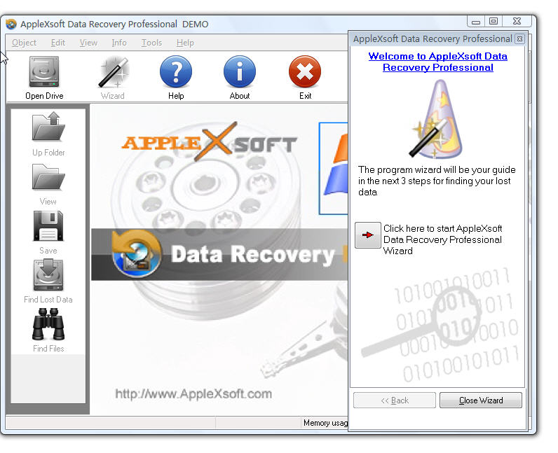 AppleXsoft Data Recovery Professional