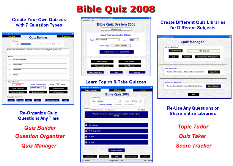 Bible Quiz Deluxe Suite