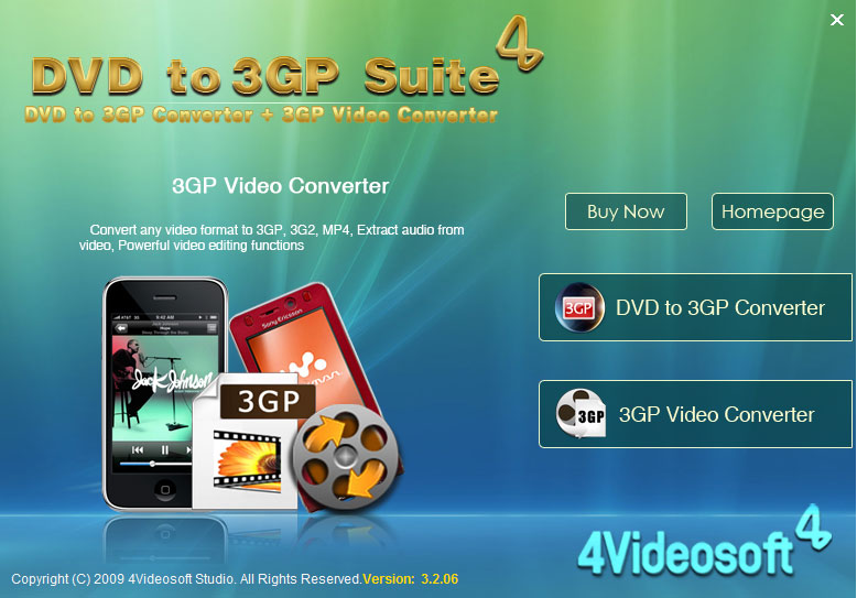 4Videosoft DVD to 3GP Suite