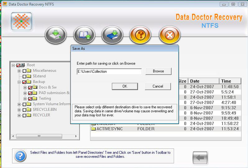 NTFS Disk Repair