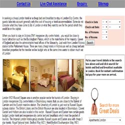 Cheap bed and breakfast London