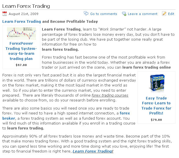 Iforex investment