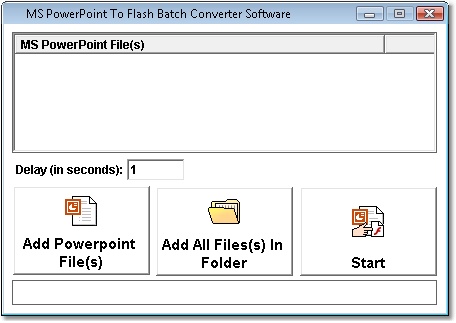 MS PowerPoint To Flash Batch Converter Software
