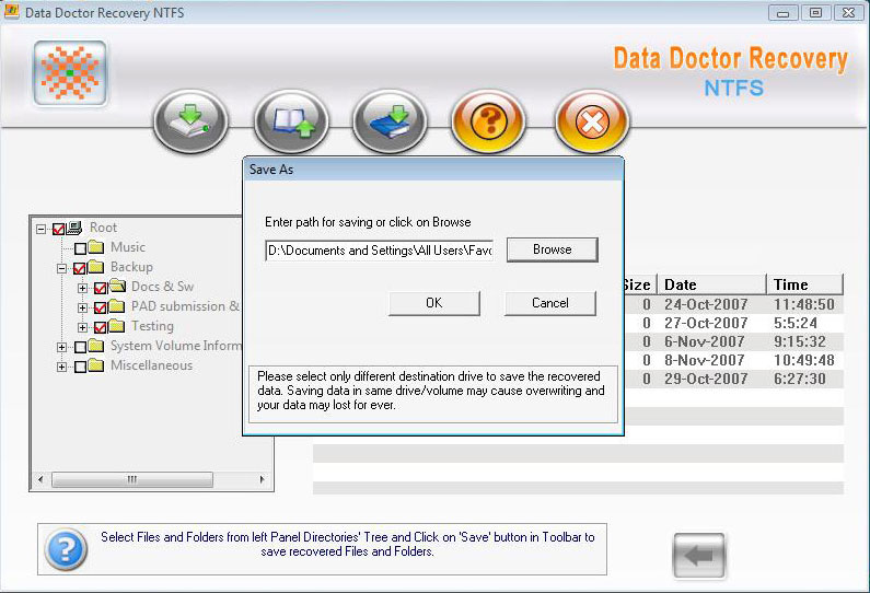 Recover NTFS Encrypted Files