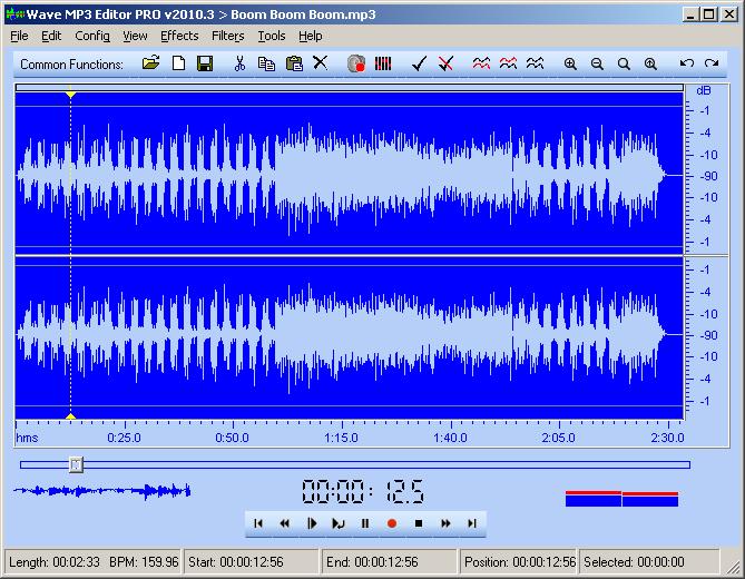 FREE Wave MP3 Editor