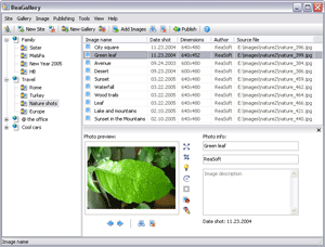 ReaGallery HTML photo album generator