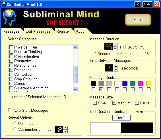 Subliminal Mind 1.0 by Bio-Health- Software Download