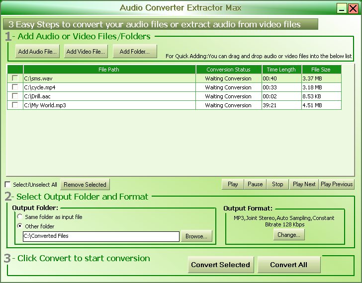 How To Audio Converter Extractor Max MP3 & Audio Rippers and Encoders