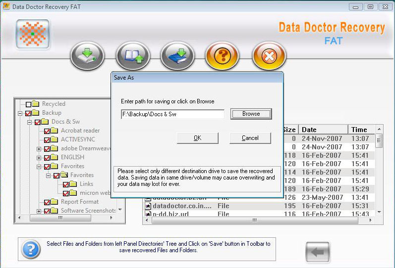 FAT32 FAT16 Data Recovery Software