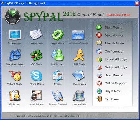 SpyPal Spy Software 2012