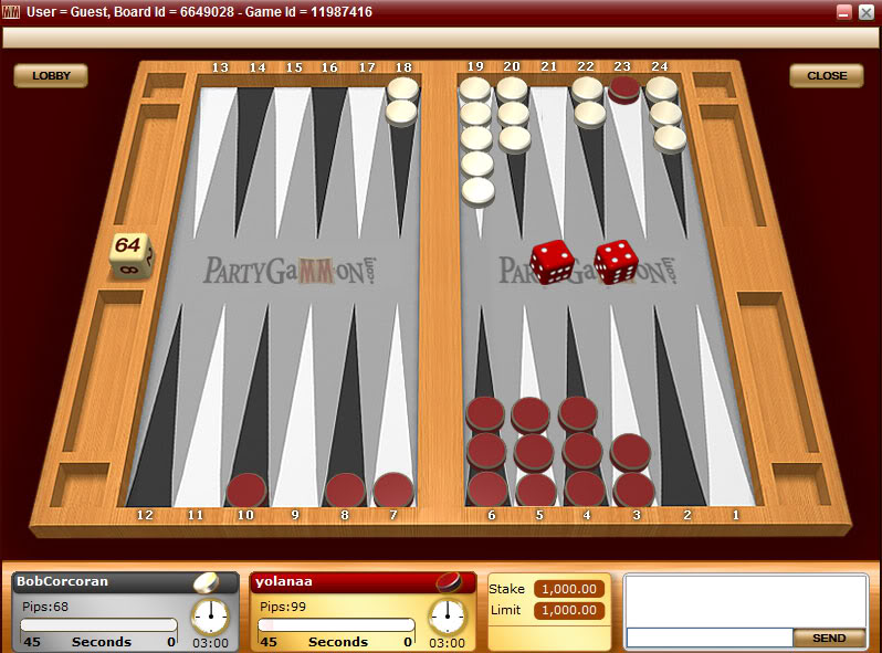 Msn Backgammon