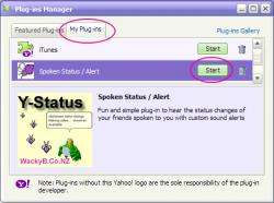 Yahoo Status Manager