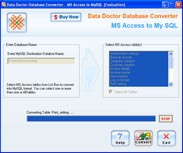 Migrate Access Database to MySQL