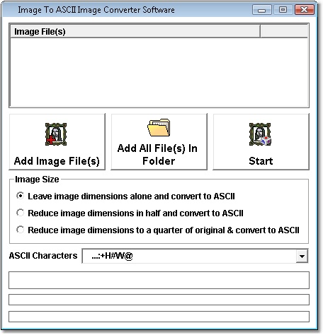 Image To ASCII Image Converter Software