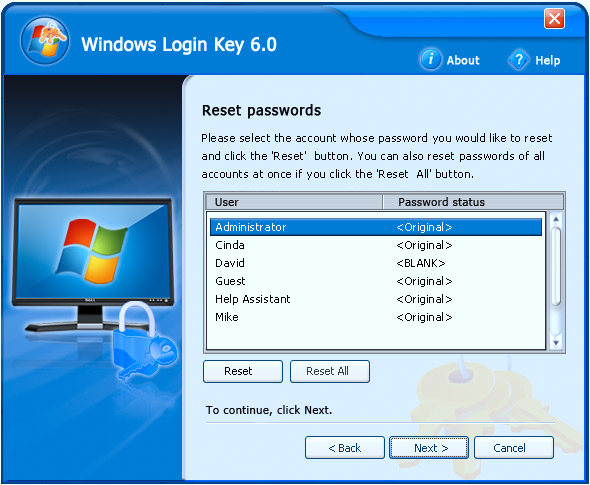 Windows Logon Key