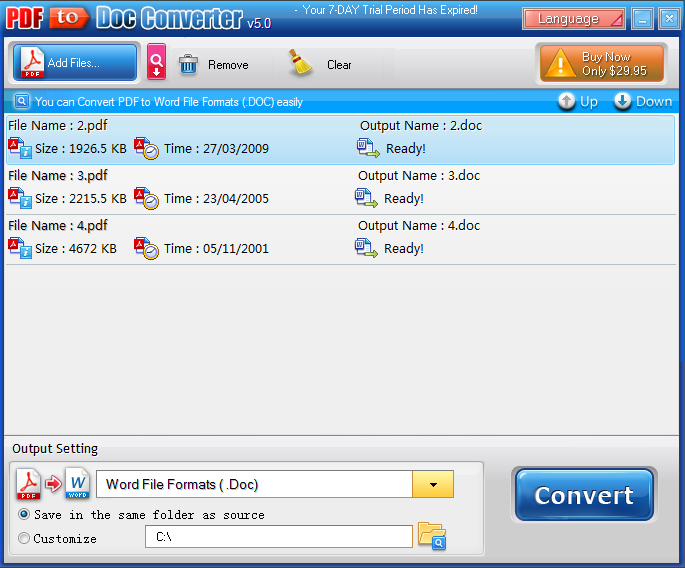 PDF to Doc Converter