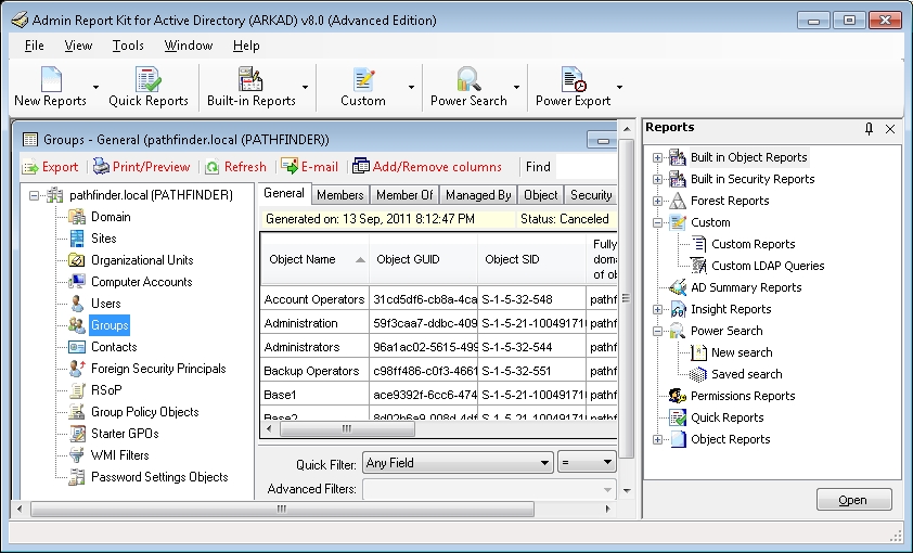 active directory query tool softwares - Free download - FreeWares