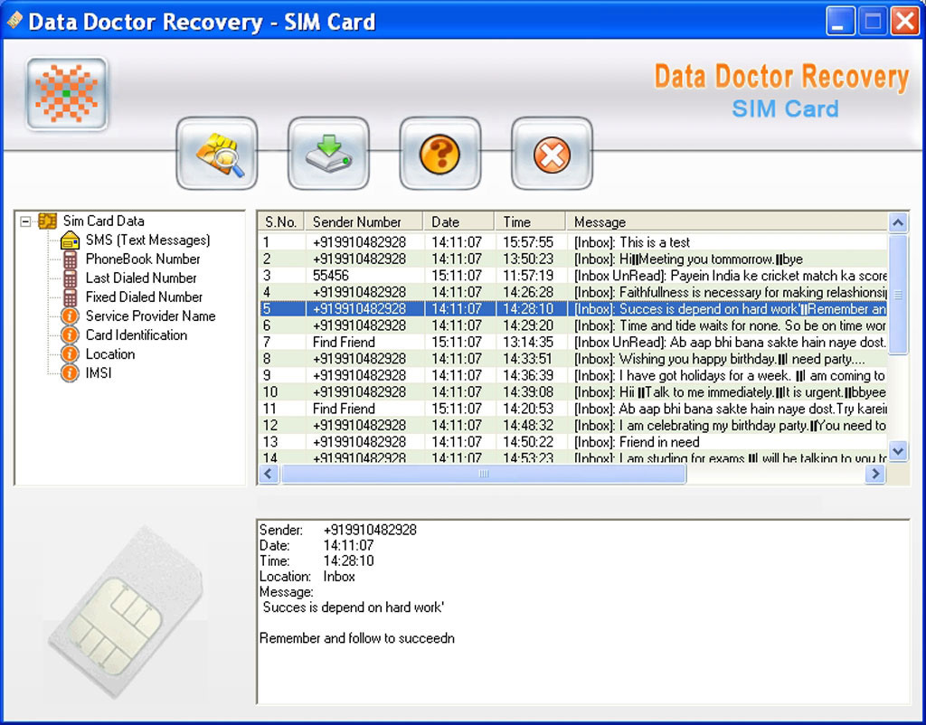 Recover Your SIM Contacts