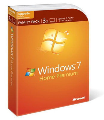 Windows 7 Home Upgrade Family Pack 3 Usr