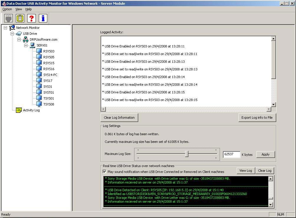 USB Devices Monitoring Software