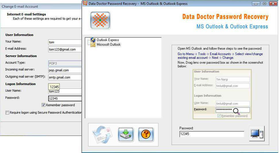 Recover Outlook Express Password