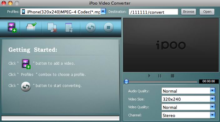 iPoo Video Converter for mac
