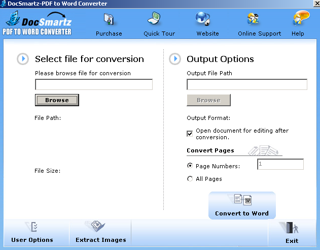 Docsmartz Convert PDF to Word Documents