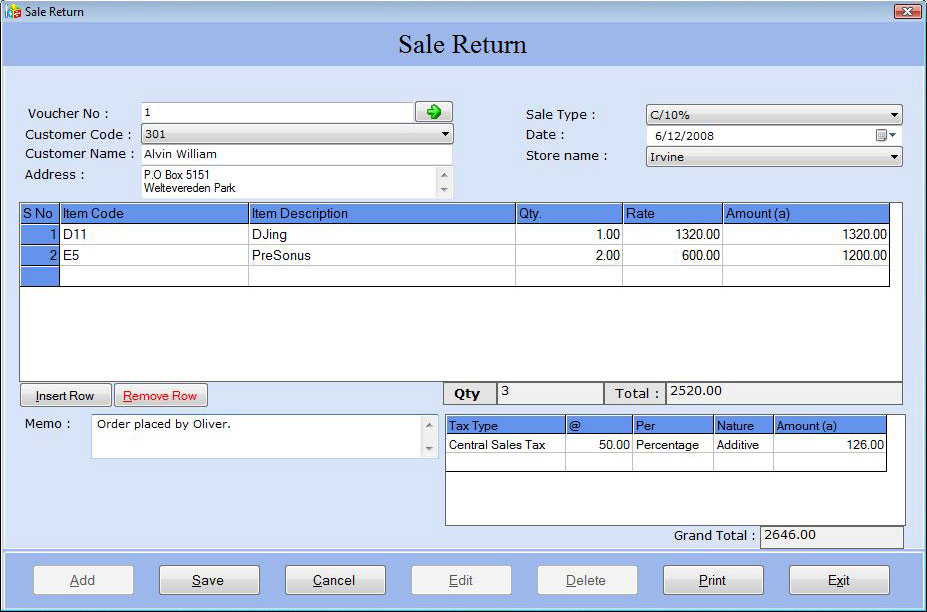 Invoice Billing Software